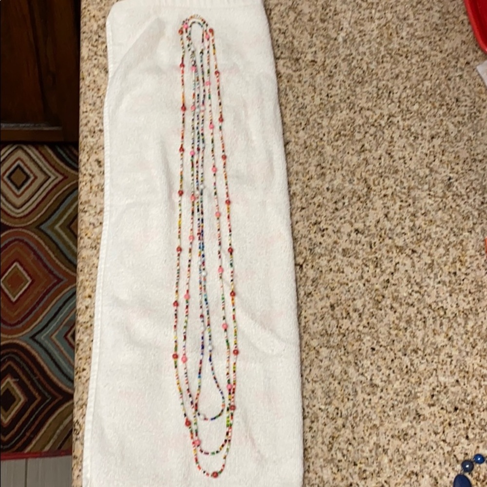 Set of 3 seeded necklaces from Africa